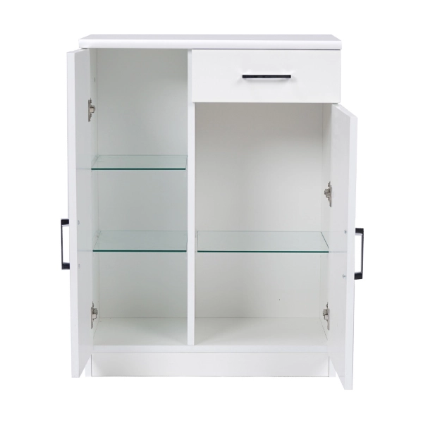 Armoire polyvalente CRYSTAL 2 portes avec miroir