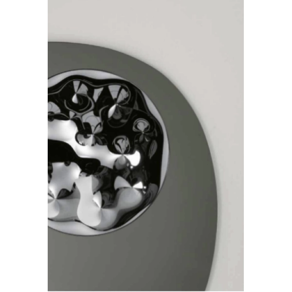 Miroir façonné 150x150 cm Fumé avec insert en verre BIJOU