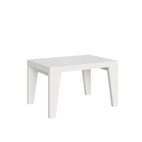 Mesa extensible 90x120/224 cm Naxy Fresno Blanco
