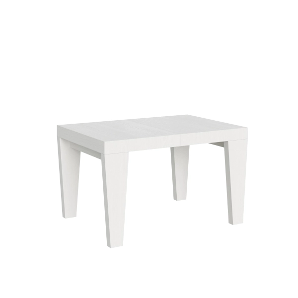 Mesa extensible 90x140/244 cm Spimbo Fresno Blanco