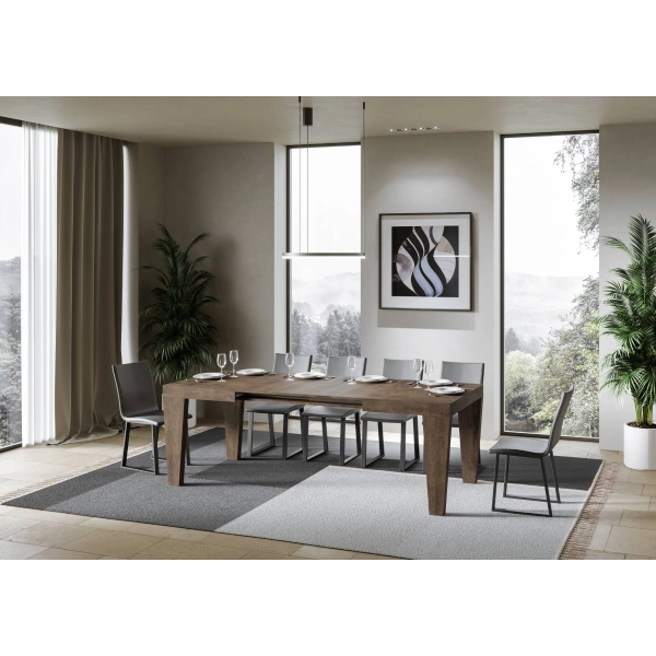 Mesa extensible 90x140/244 cm Spimbo Nogal