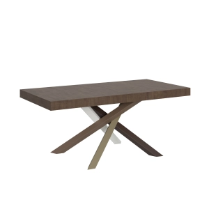 Table extensible 90x180/284 cm Volantis Noyer cadre 4/C