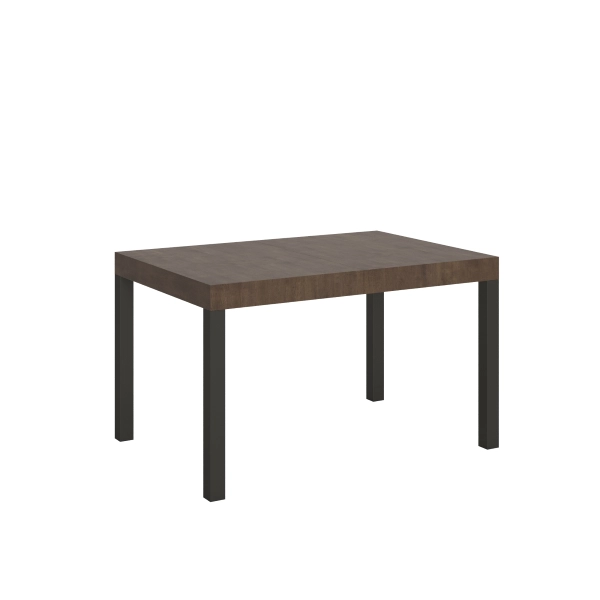 Mesa extensible 90x140/244 cm Everyday Nogal estructura Antracita